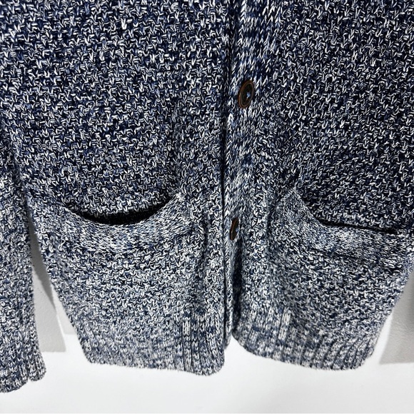 American Eagle Outfitters Cardigan Button Up Sweater Striped Blue White XS - Picture 3 of 7